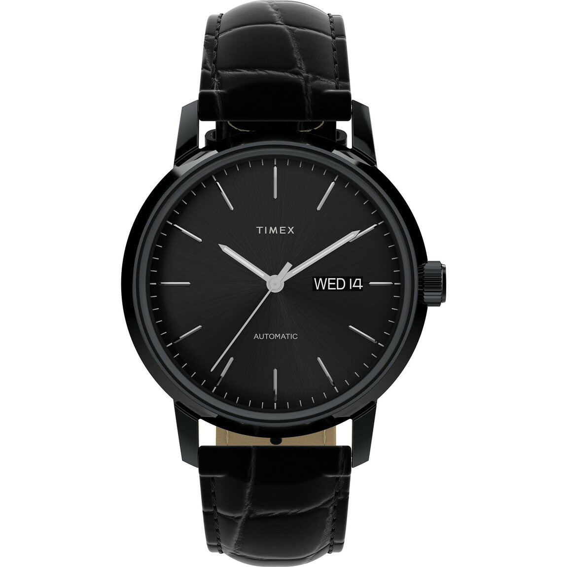 Timex メンズ Marlin 40mm 腕時計 トリプルブラック(2.0)