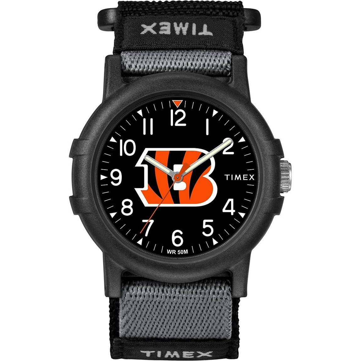 Timex NFL Recruit 38mm 腕時計 Cincinnati Beng