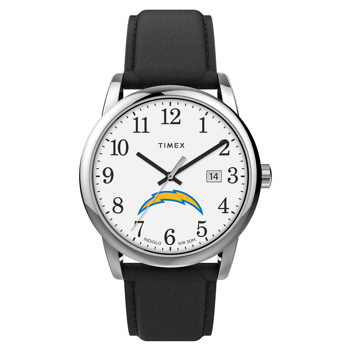 Timex メンズ NFL Easy Reader 38mm 腕時計 L