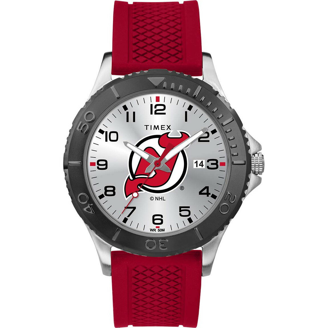 Timex メンズ TWZHDEVMF NHL Gamer New Jersey D