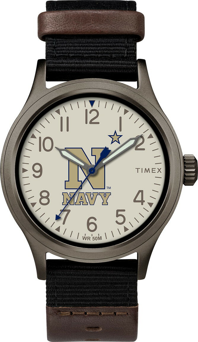 Timex Tribute ��� Collegiate Pride 40mm �ӻ��� US Naval Academy Midshipmen �֥�å� Fastwrap ���ȥ�å�