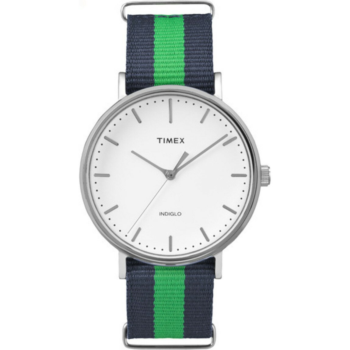 タイメックス Weekender Fairfield メンズ レディース ホワイト文字盤 ナイロンベルト 41mm