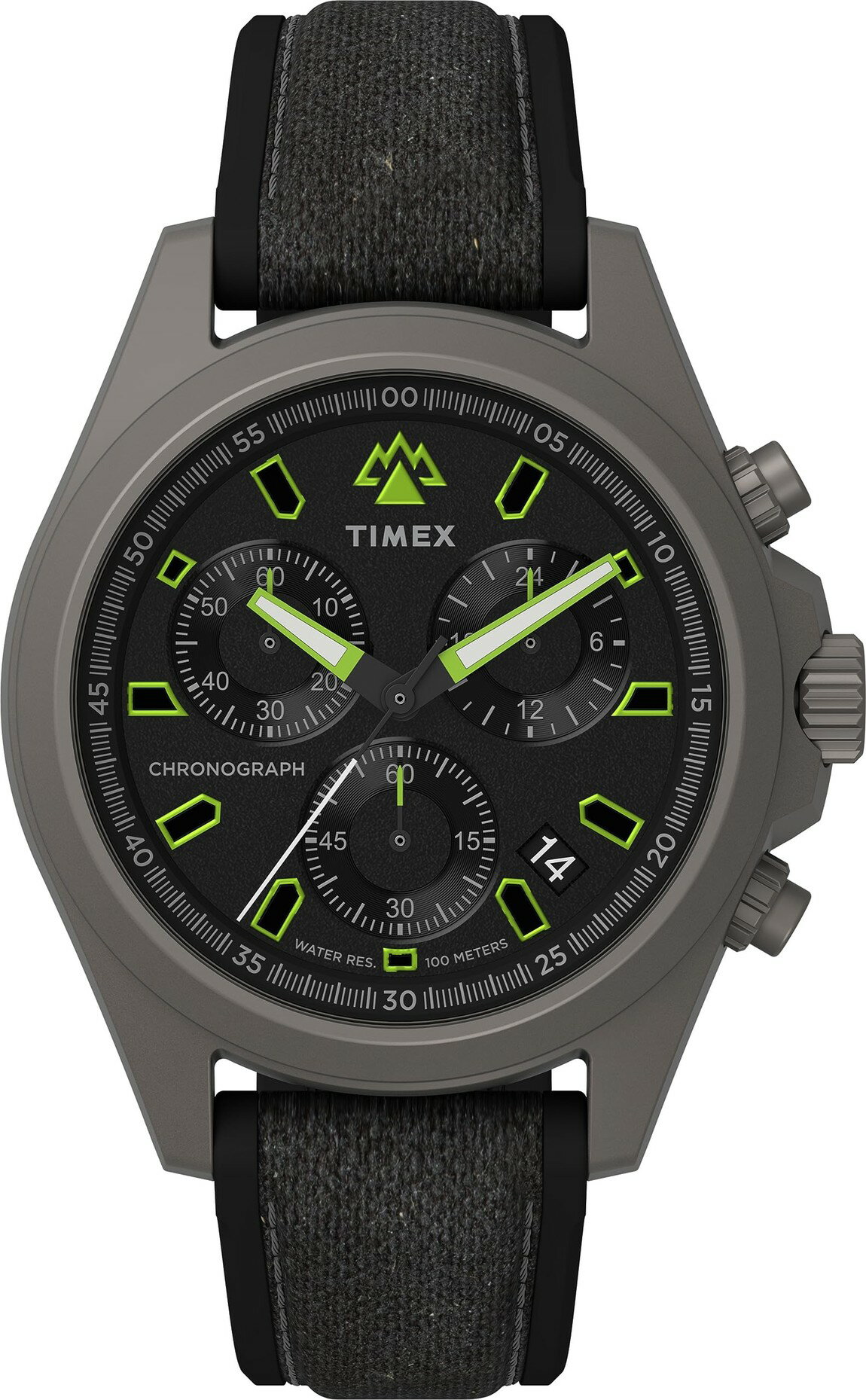 タイメックス Expedition North Field Post メンズ チタンケース サファイアガラス ブラック文字盤 43mm