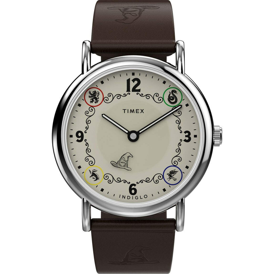タイメックス Weekender ハリー・ポッター スリザリン メンズ レディース ブラウン レザー 38mm