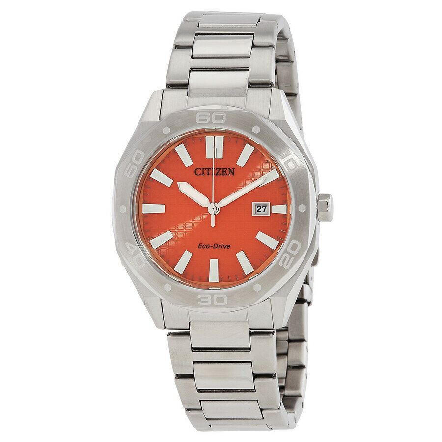 Other - Citizenシチズン腕時計 逆輸入 Eco Drive オレンジ ダイヤル メンズ ウォッチ BM7630 80Z