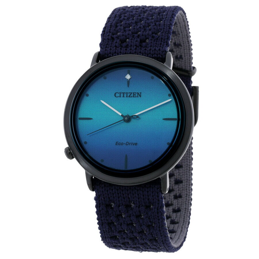 Citizenシチズン腕時計 逆輸入 L Eco Drive ブルー ダイヤル レディース ウォッチ EM1005 42L