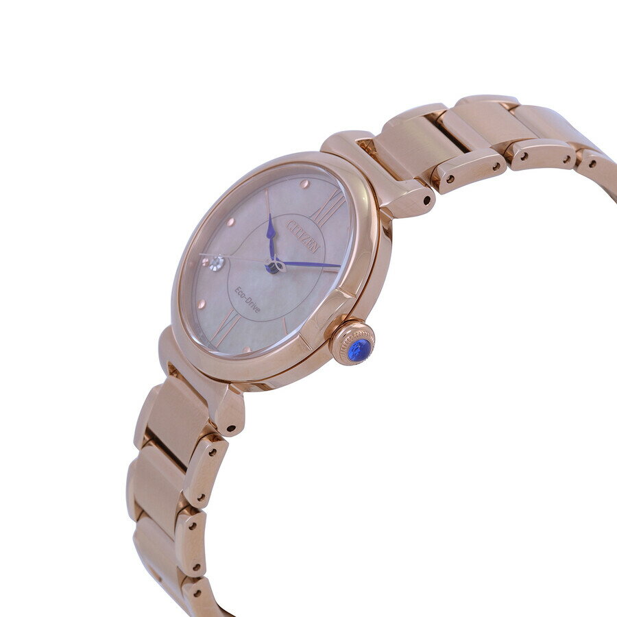 Citizenシチズン腕時計 逆輸入 L Series Eco Drive マザーオブパール ダイヤル レディース ウォッチ EM1073 85Y