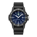 Luminoxルミノックス G シーバス カーボノックス X2.2003 メンズ腕時計 44mm ミリタリーウォッチ 日付機能 100m防水 ブラックケース/バンド ブルー文字盤 ホワイト数字 スイス製