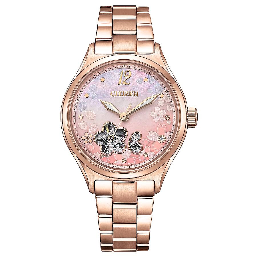 Citizenシチズン腕時計 逆輸入 クォーツ マザーオブパール ダイヤル レディース ウォッチ PC1017 88Y