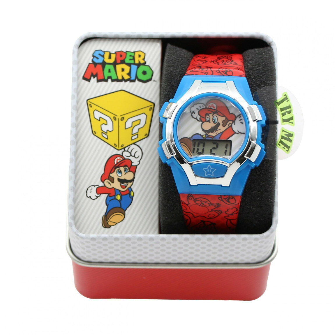 BasqueバスクのAccutime Super Mario Bros デジタル腕時計 キッズ 子供用 スーパーマリオ キャラクターウォッチ｜アングル2