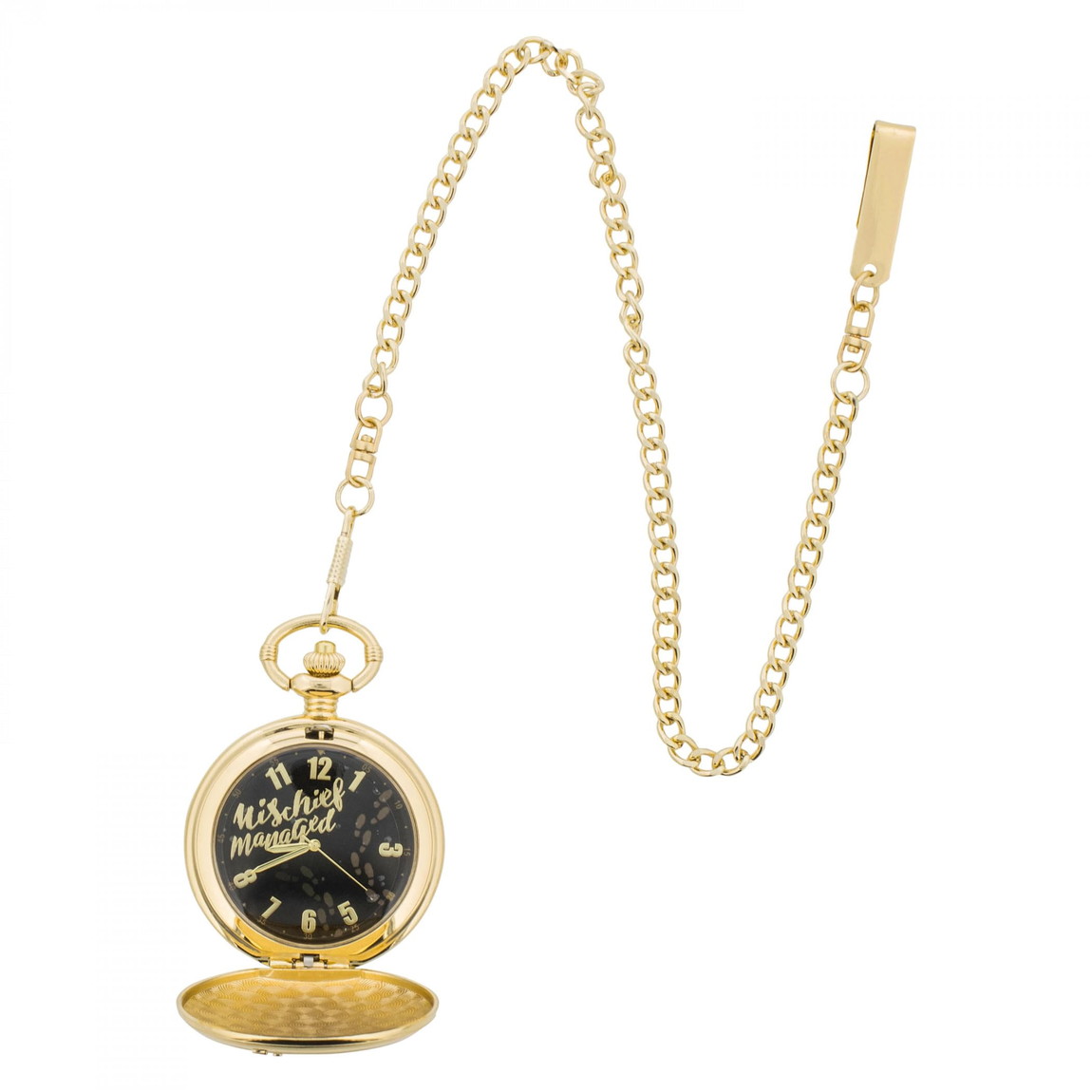 Watches - Accutime Harry Potter 懐中時計 Mischief Managed ゴールドカラー チェーン付き