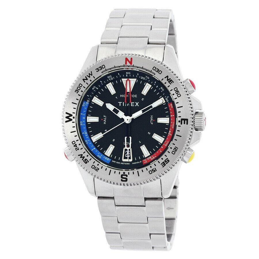 Timex Expedition North メンズ 腕時計 自動巻き ブラック文字盤 ステンレススチール アウトドアウォッチ