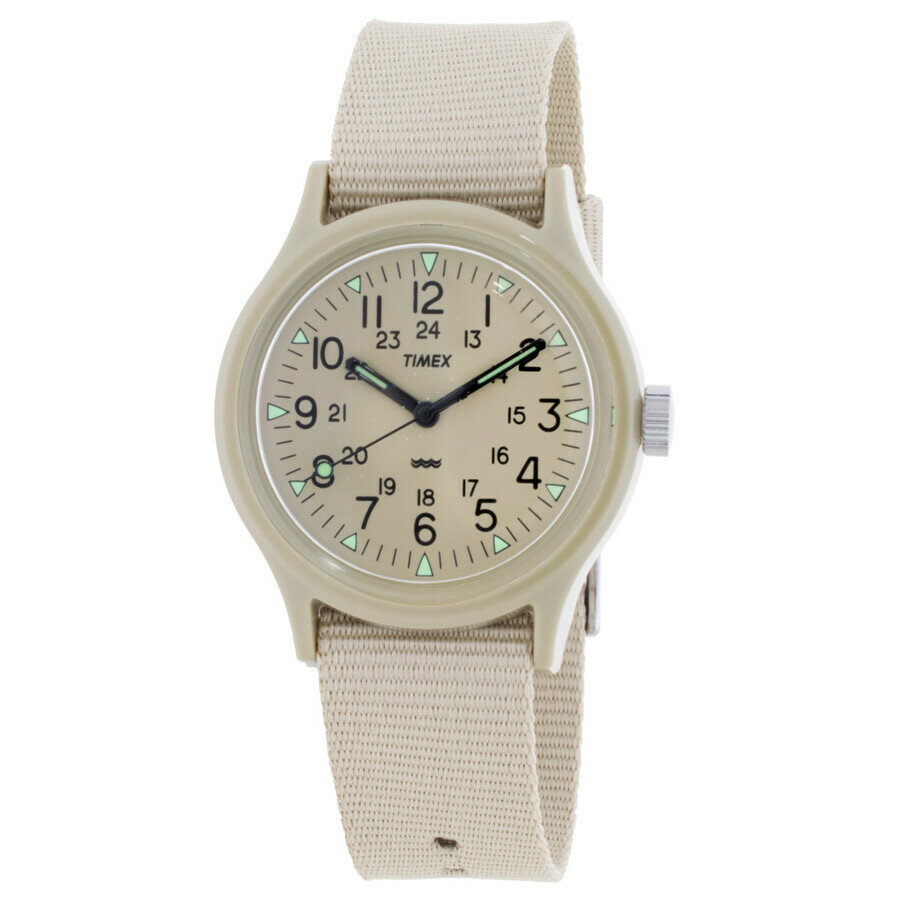 Rakuten - Timex Military MK1 腕時計 メンズ レディース クォーツ ベージュ ファブリックベルト アナログ ミリタリー