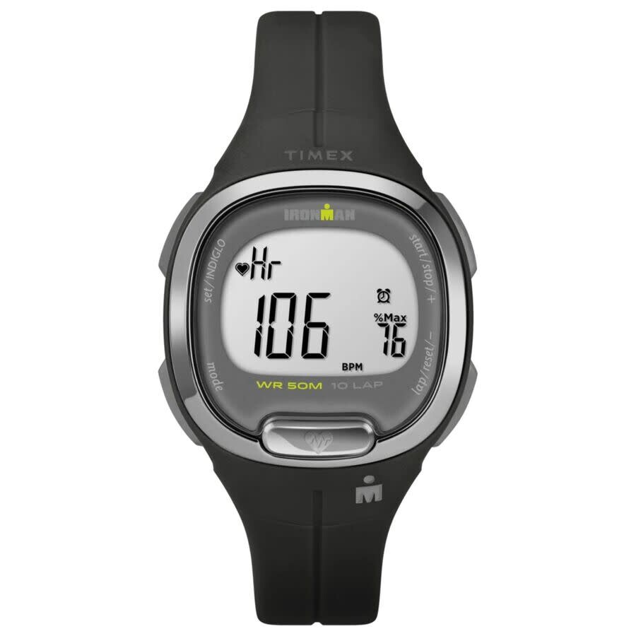 Timex Ironman Transit レディース 腕時計 デジタル クォーツ ブラック グレー スポーツウォッチ