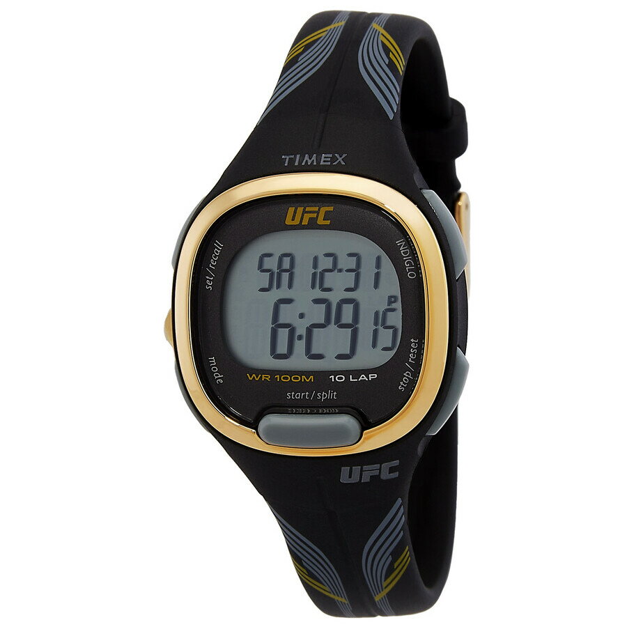 Rakuten - Timex UFC Takedown 腕時計 デジタル クォーツ ブラック ゴールド スポーツウォッチ