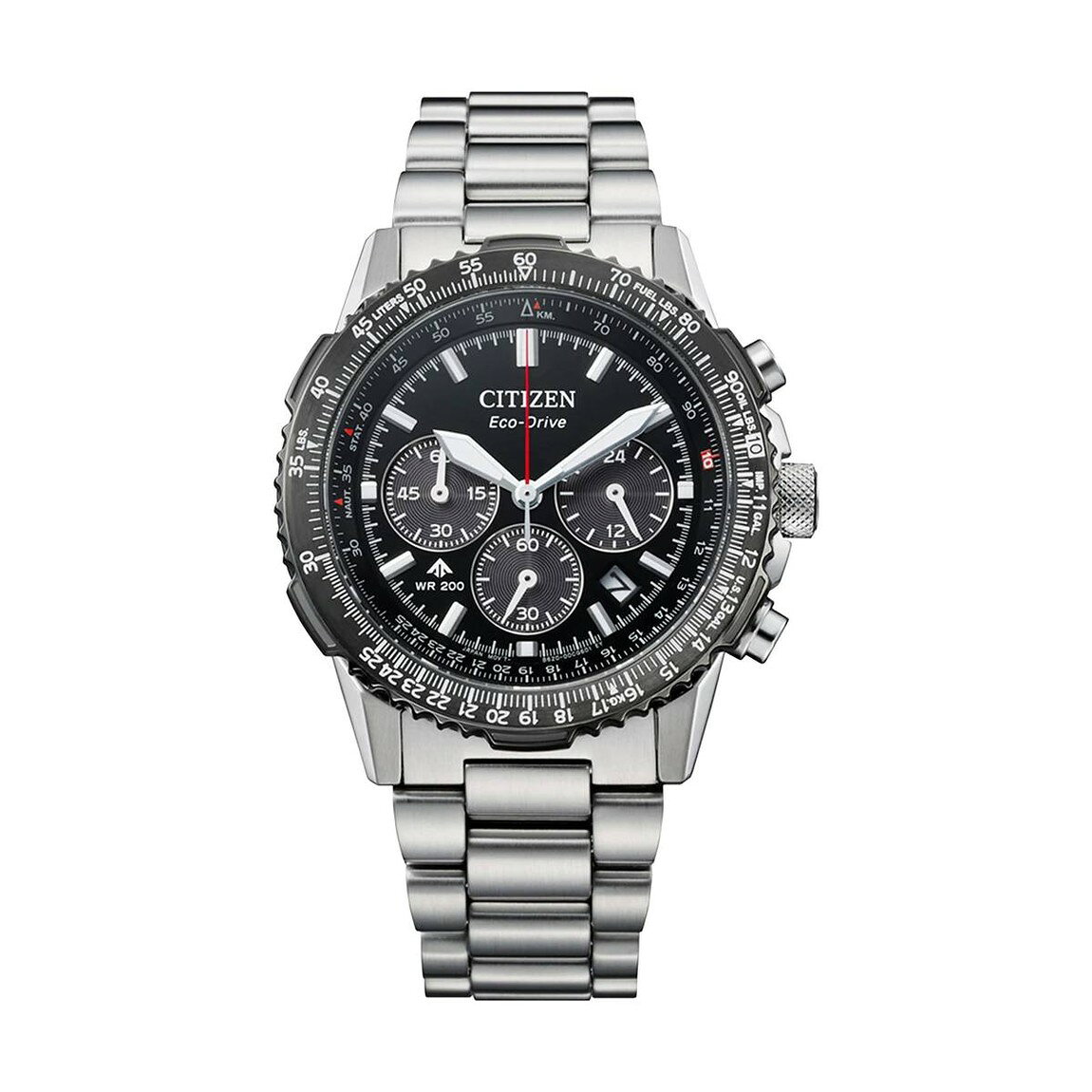 Citizen Promaster Sky Navihawk 腕時計 クロノグラフ クオーツ ブラック文字盤 メンズ CA4664-60E