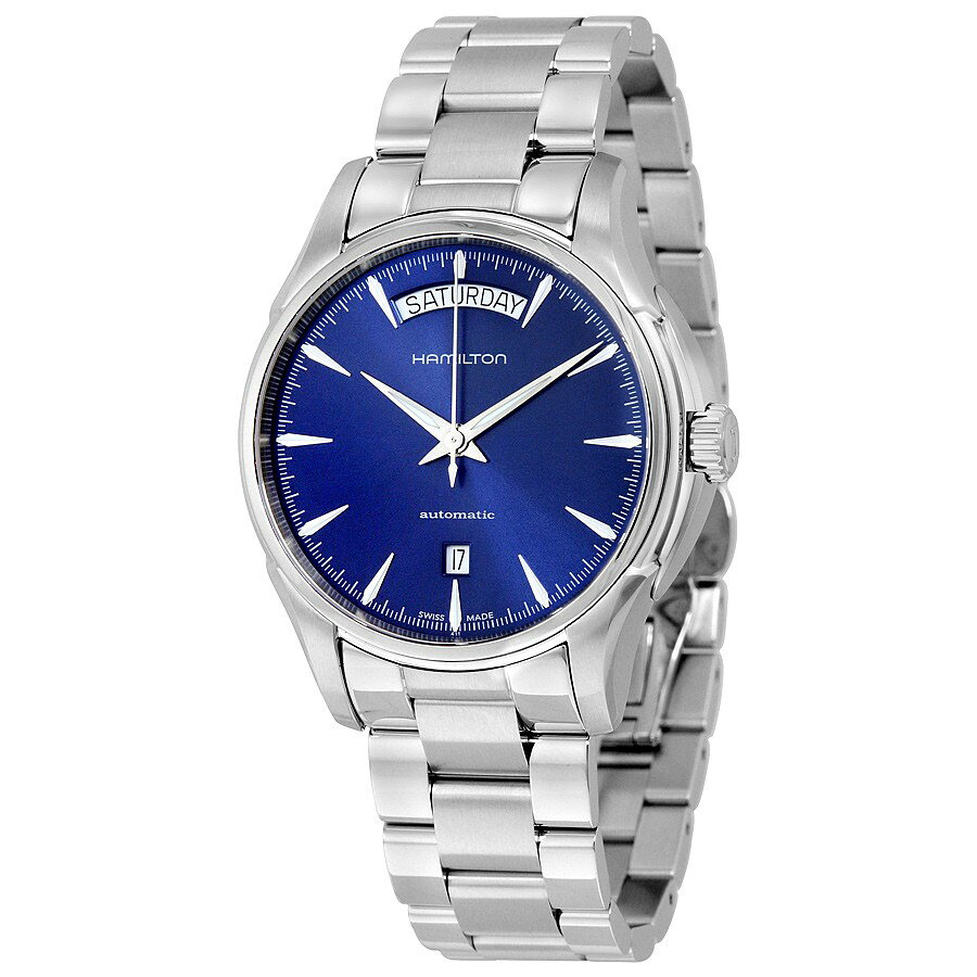 Hamilton Jazzmaster Automatic Day Date 腕時計 メンズ ブルーダイヤル ステンレス 自動巻き H32505141