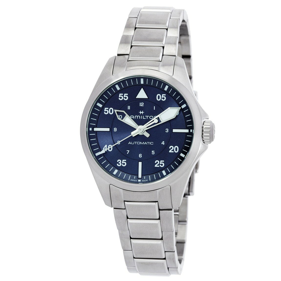 Hamilton Khaki Aviation Pilot Automatic 腕時計 ブルー文字盤 36mm H76215140