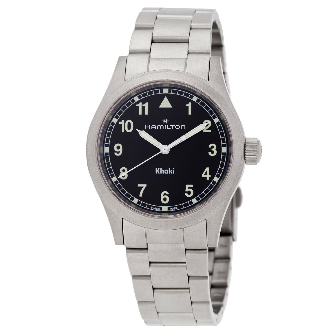 Hamilton Khaki Navy Scuba 腕時計 ブラック文字盤 自動巻き メンズ ラバーベルト H82415330