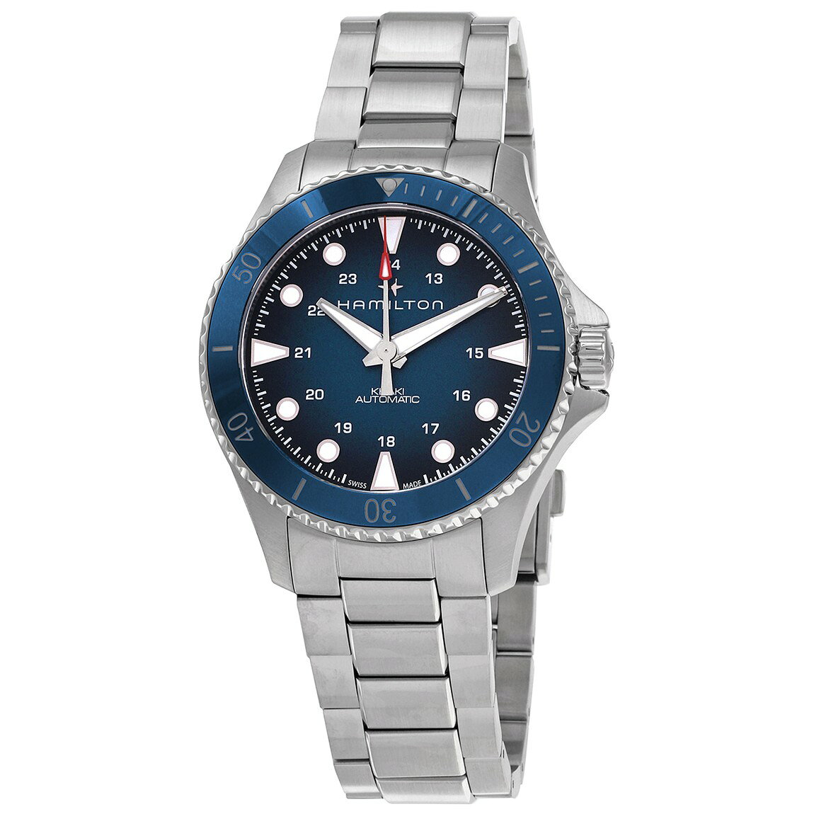 Hamilton Khaki Navy Scuba 腕時計 ブルー文字盤 ステンレス 自動巻 メンズ 43mm H82505140