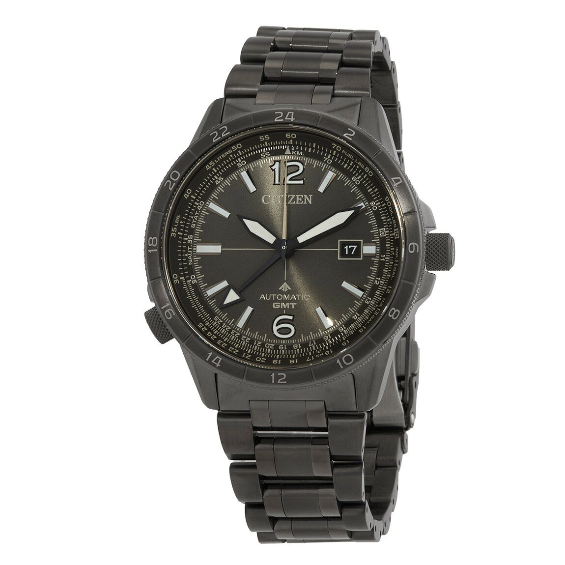 Citizen Promaster Air GMT 腕時計 グレー文字盤 自動巻き メンズ NB6045-51H