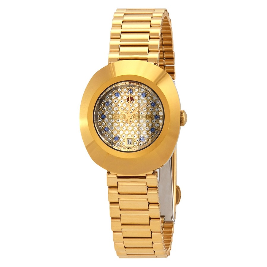 Rado Original 腕時計 レディース ゴールド文字盤 自動巻 イエローゴールドステンレス R12416393