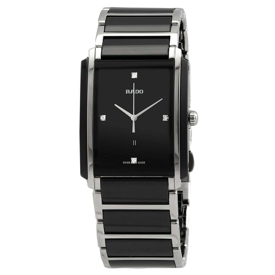 Rado Integral Jubile 腕時計 ブラック文字盤 ブラックセラミック クオーツ メンズ R20206712