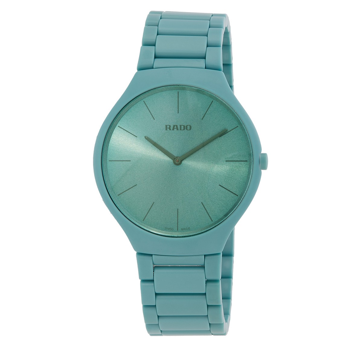 PRODUCT DETAILS Rado True Thinline 腕時計 グリーン文字盤 クオーツ メンズ セラミック R27096662【商品仕様】・ ブランド：Rado・ ムーブメント：クオーツ・ ケース素材：セラミック・ ケース径：40 mm・ バンド素材：セラミック・ 文字盤色：グリーン・ 防水：30 meters / 100 feet・ 風防：サファイアクリスタル・ 付属品：純正ボックス、国際保証カード、取扱説明書【特徴】・ ケースとブレスレットにグリーンセラミックを採用した統一感のあるカラーリングです。・ True Thinlineシリーズの特徴であるスリムなラウンドケース形状を採用しています。・ 風防には傷に強いサファイアクリスタルを使用し、アナログ表示の文字盤を備えています。・ 着脱が容易なプッシュボタン式のクラスプを装備しています。・ スイス国内で製造されたことを示すSwiss Madeのラベルが冠されています。 ■ 商品について 海外輸入品（説明書は英語表記の場合あり） ■ ご注意 ・掲載画像は実物に近い色味になるよう調整しておりますが、ご利用の環境により差異が生じる場合があります。・複数店舗で在庫を共有しているため、ご注文後に在庫切れとなる場合がございます。 ■ 納期について お届けの目安を必ずご確認ください。 海外正規ルート仕入れ品 海外ブランド ▼ 海外正規ブランド店 正規代理店 ▼ 当 店 ※本商品は並行輸入品です 製造元は正規品と同一のブランド・メーカーです。当店では海外正規ルートより仕入れた商品を取り扱っております。流通ルートが異なるのみで、商品自体に違いはございません。 ── 当店の商品について ── 正規品のみ取り扱い 海外正規店・正規代理店から商品を直接仕入れ、国内に輸入して販売しております。 日本未入荷・海外限定モデルも多数 日本未入荷・海外限定モデルも多数取り扱っております。サイズ・カラー違いや海外限定で販売された製品など、日本では手に入りにくいアイテムをお届けいたします。 お求めやすい価格の理由 海外市場での価格差や流通ルートの違いにより、国内販売価格よりお求めやすくなっております。品質はそのままに、よりお手頃な価格でお届けいたします。 安心保証 ご使用前に万が一、製品に不具合がございました場合は、交換または商品代金のご返金にて対応させていただきます。商品到着後5日以内にご連絡ください。 ご注意 海外からの輸入品となります。海外輸送のため、外箱に軽微なスレ等がある場合がございますが、商品本体には影響ございません。 ※在庫状況は仕入先の在庫情報をもとに出来る限り正確に表示しておりますが、取寄せ商品のため、タイミングによりご注文後に欠品・キャンセルとなる場合がございます。 お探しの商品がございましたら、お気軽にご相談ください。