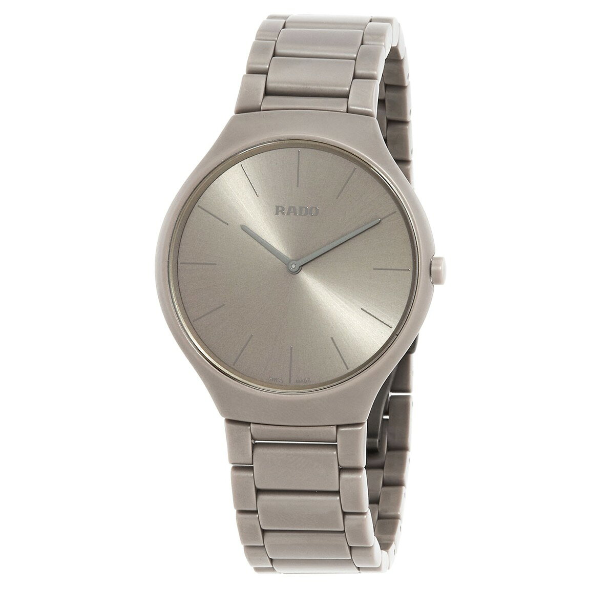 Rado True Thinline 腕時計 グレー文字盤 セラミック クオーツ メンズ R27098682