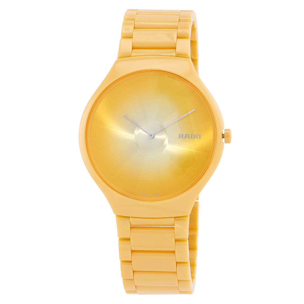 Rado True Round Thinline x Great Gardens of the World 腕時計 ユニセックス イエロー 39mm クオーツ 限定 R27122252