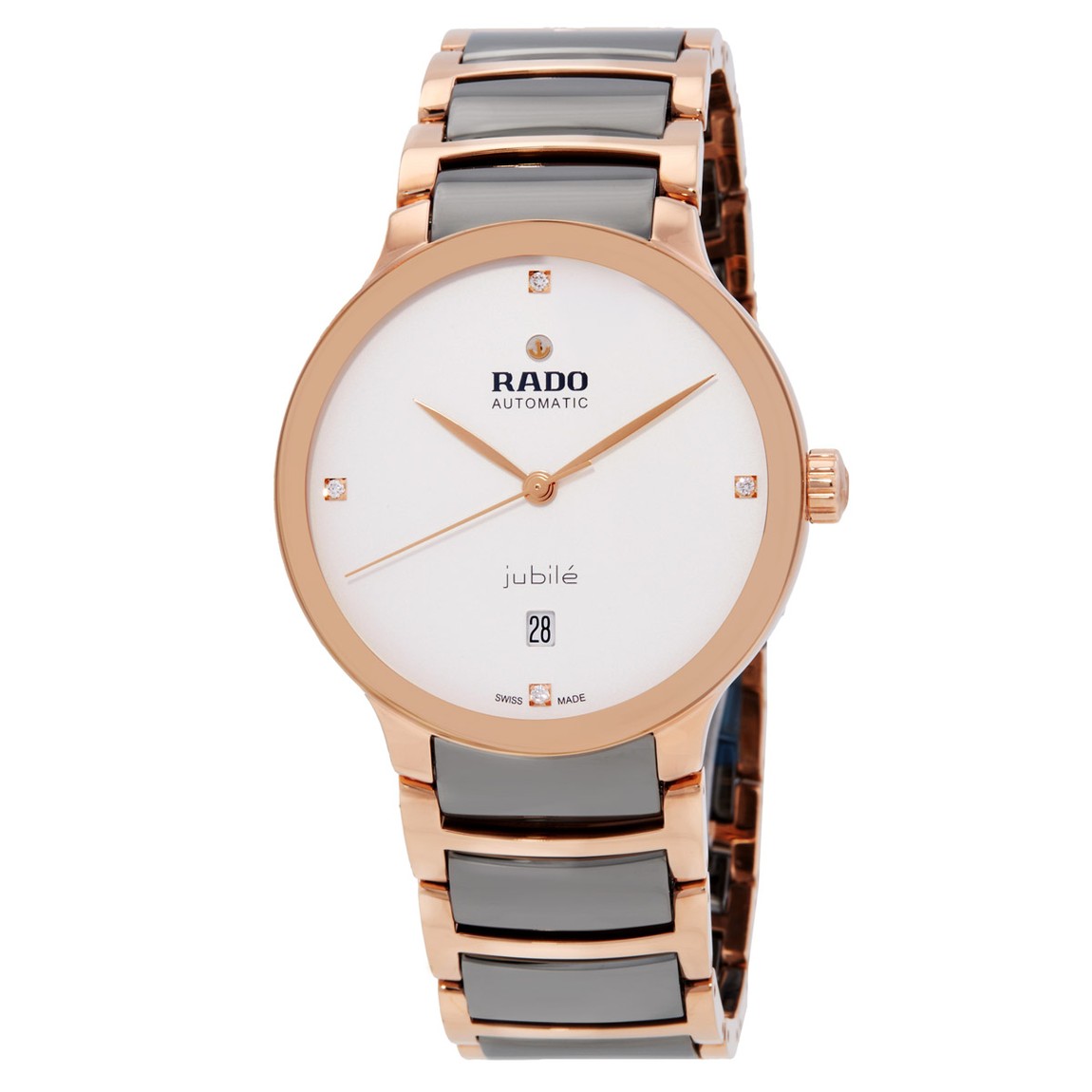 Rado Centrix Automatic Diamond 腕時計 ホワイト文字盤 自動巻 ユニセックス R30017722