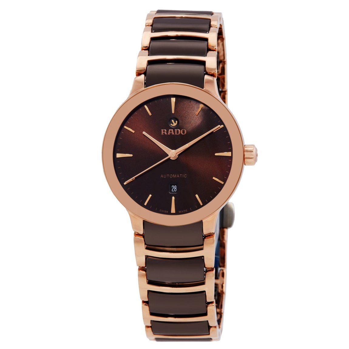 Rado Centrix 腕時計 ブラウン文字盤 自動巻 レディース R30019302