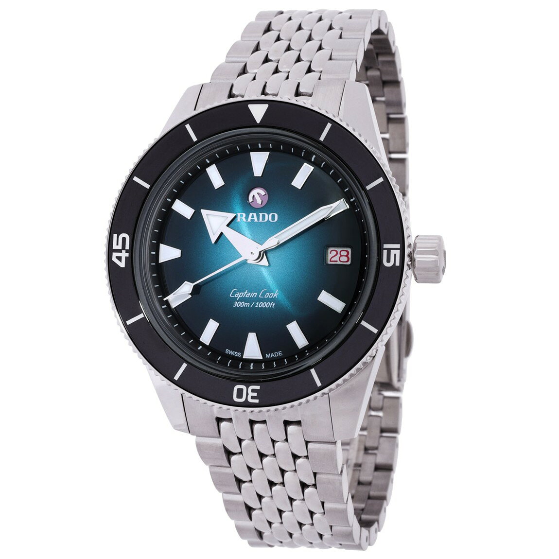 Rado Captain Cook 腕時計 ターコイズグラデーション文字盤 自動巻 ユニセックス R32223213
