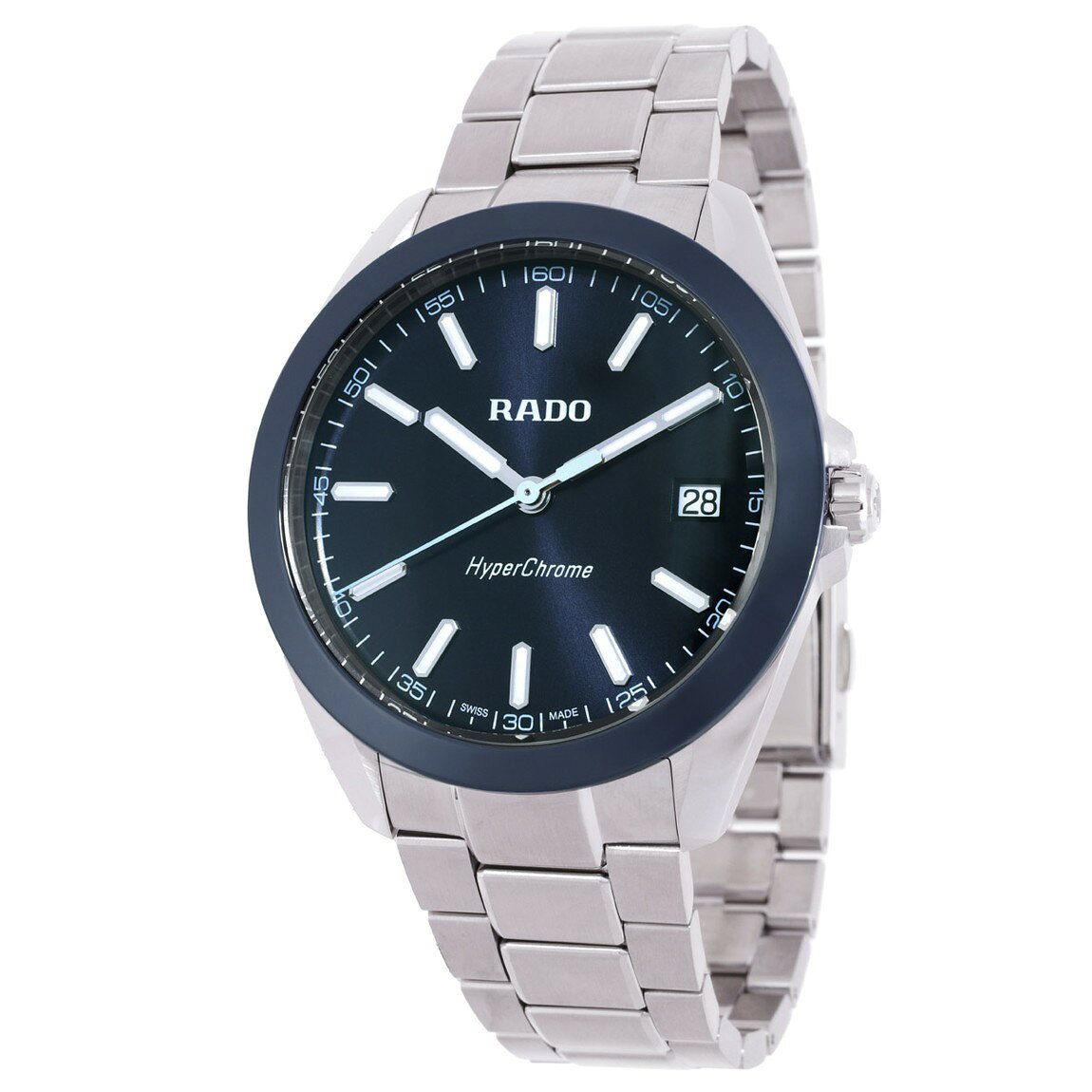 Rado HyperChrome 腕時計 ダークブルー文字盤 クオーツ メンズ R32280203