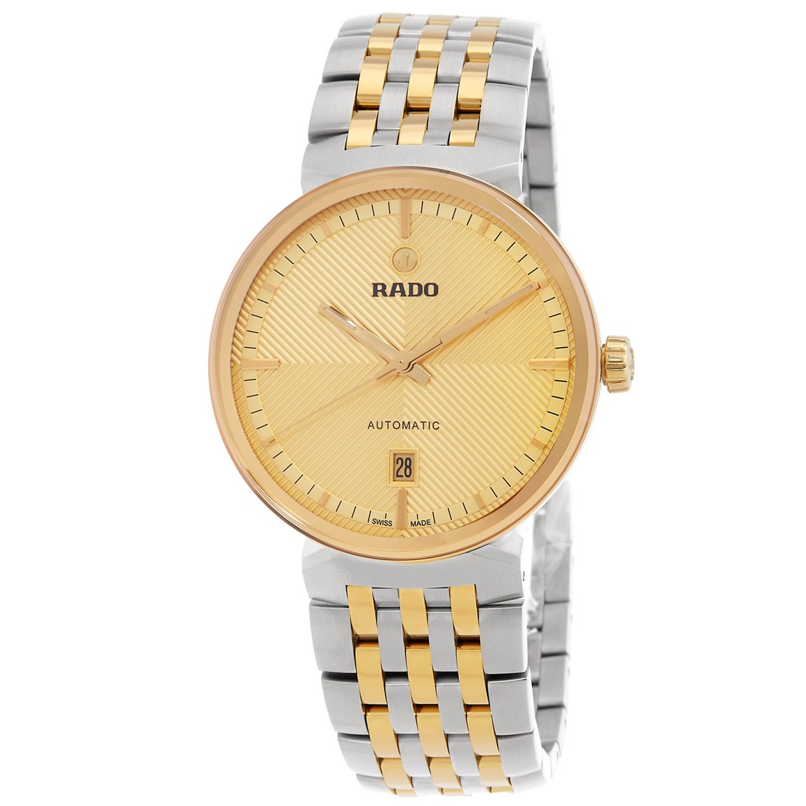 Rado Florence 腕時計 オートマチック イエローゴールド文字盤 ツートーン ステンレス ユニセックス R48903253