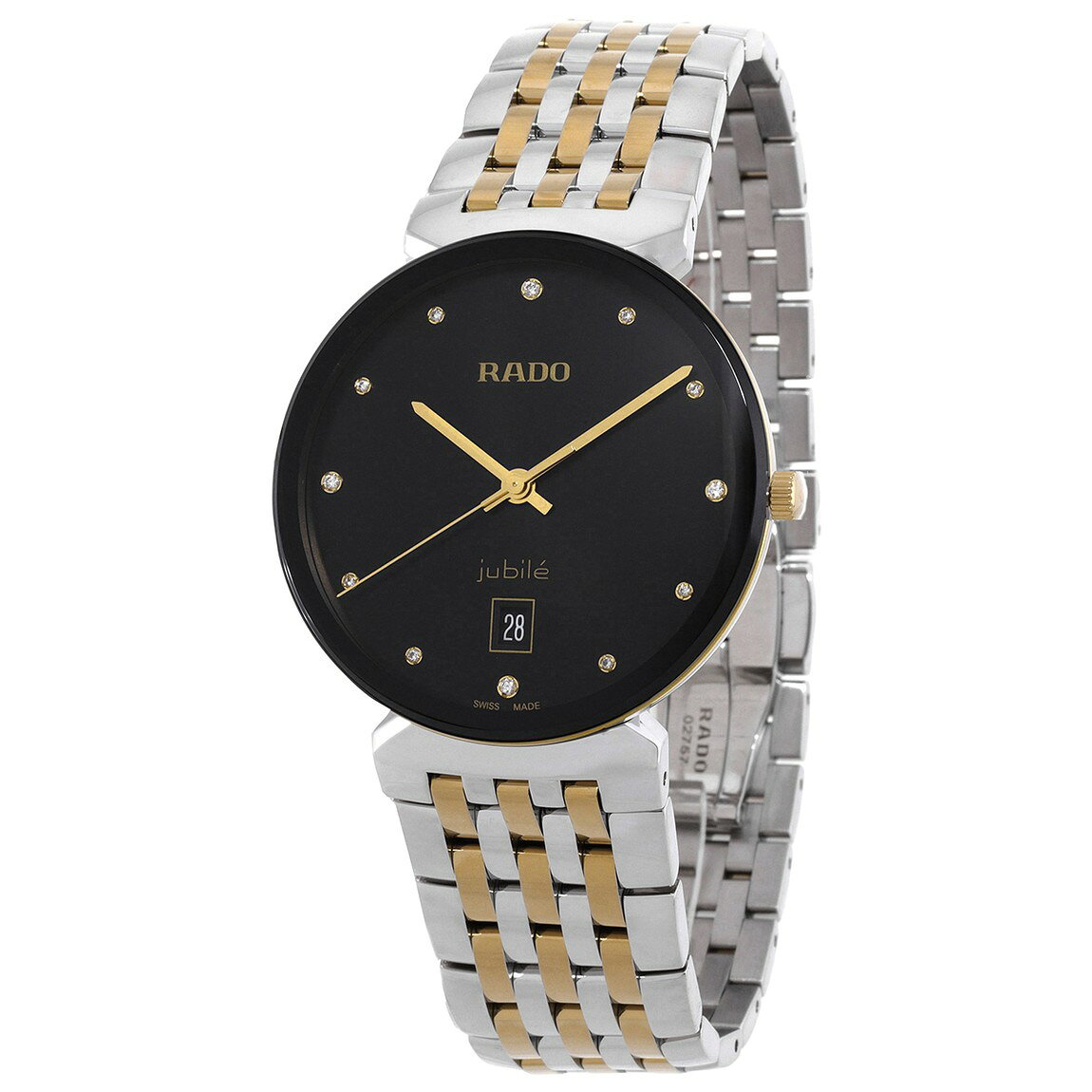 Rado Florence Classic 腕時計 クオーツ ダイヤモンド ブラック文字盤 ユニセックス R48912743