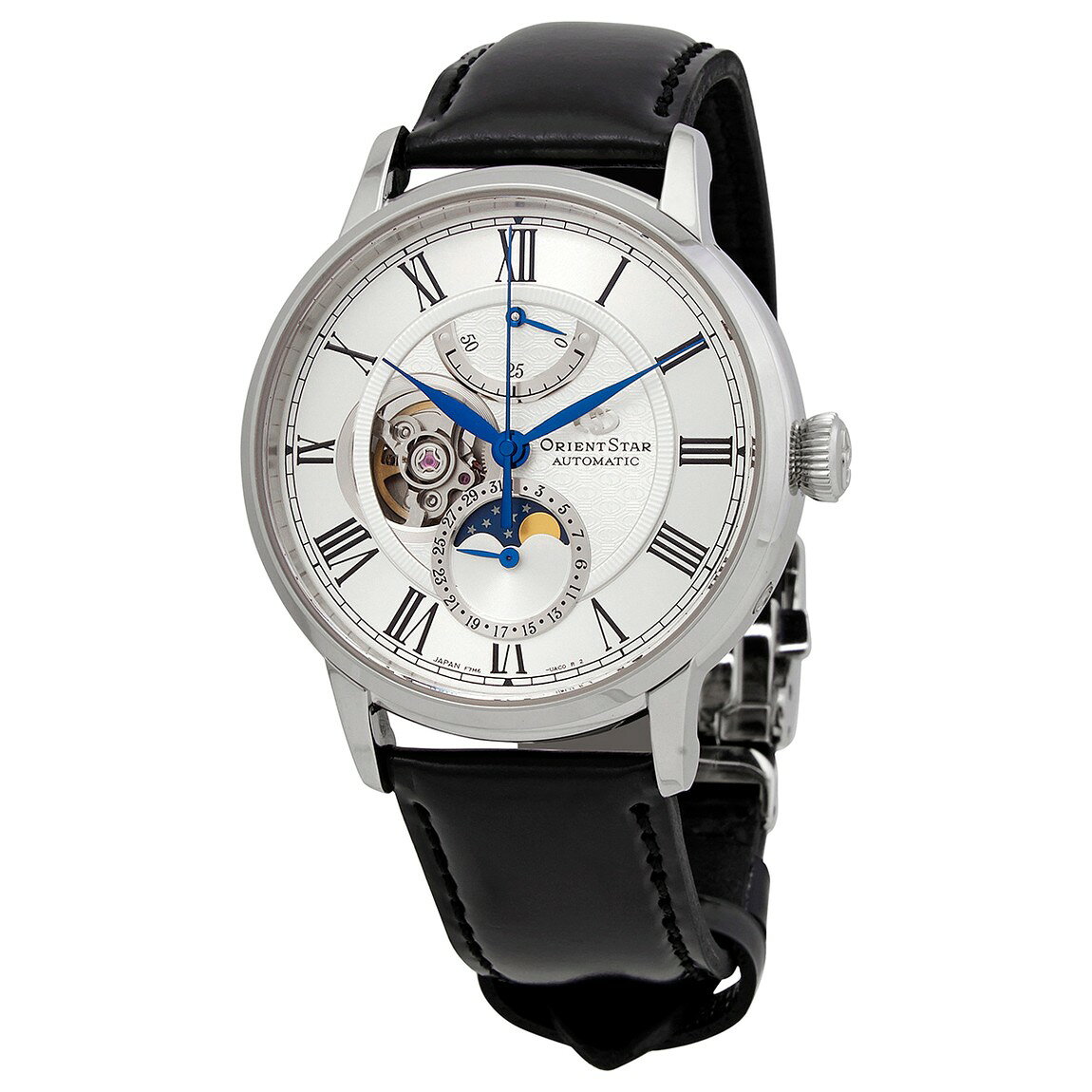 Orient Orient Star 腕時計 ホワイトダイヤル 自動巻き ムーンフェイズ メンズ RE-AY0106S00B