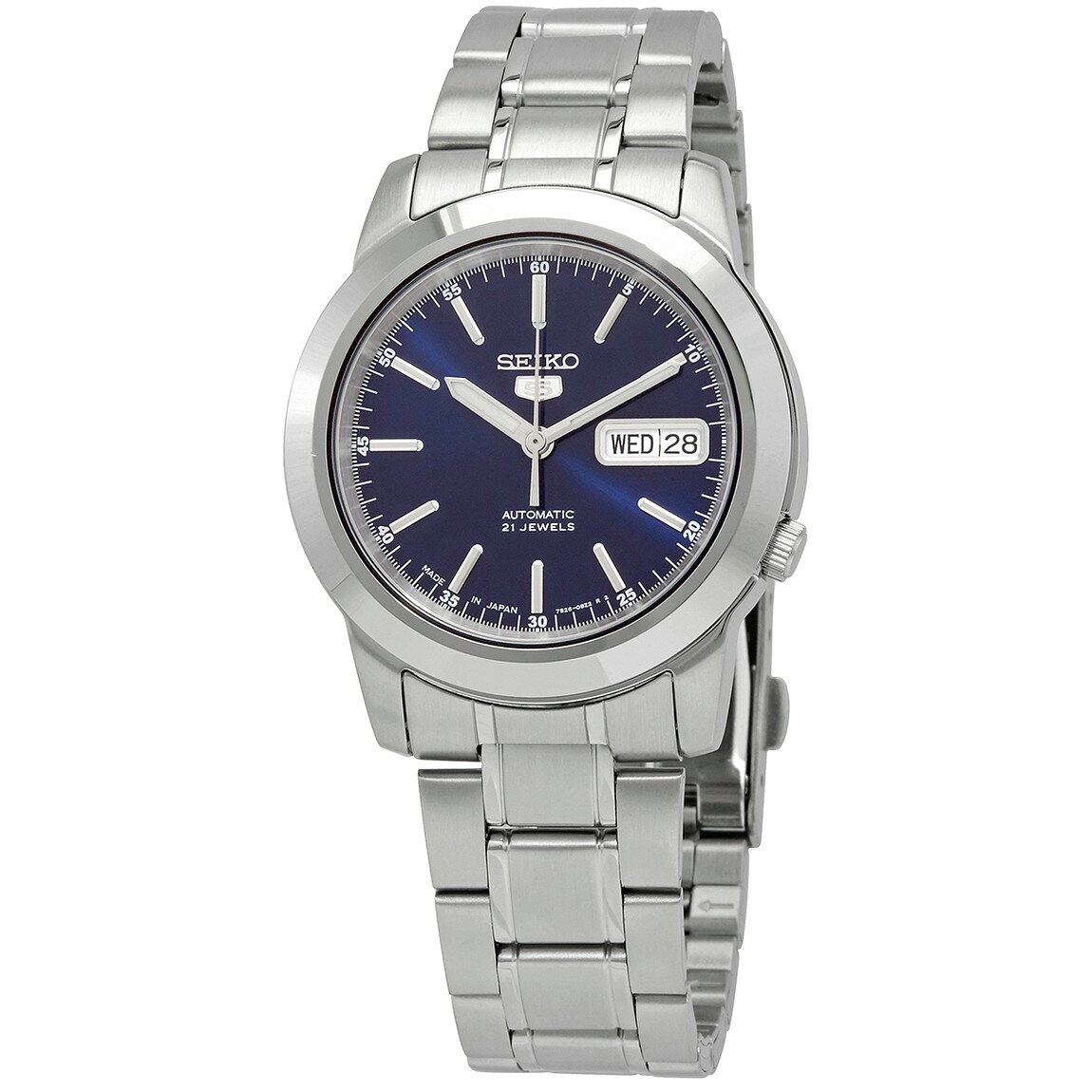 Seiko Seiko 5 腕時計 自動巻き ブルー文字盤 ステンレス メンズ SNKE51J1