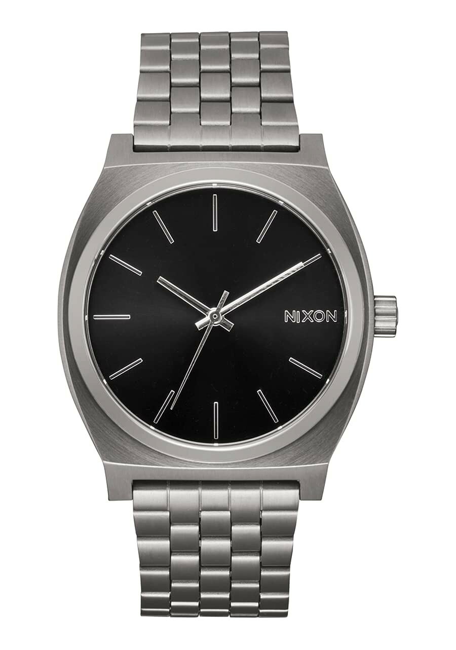 NIXON Time Teller 腕時計 メンズ アナログ 37mm クオーツ 100m防水 ステンレスバンド A045