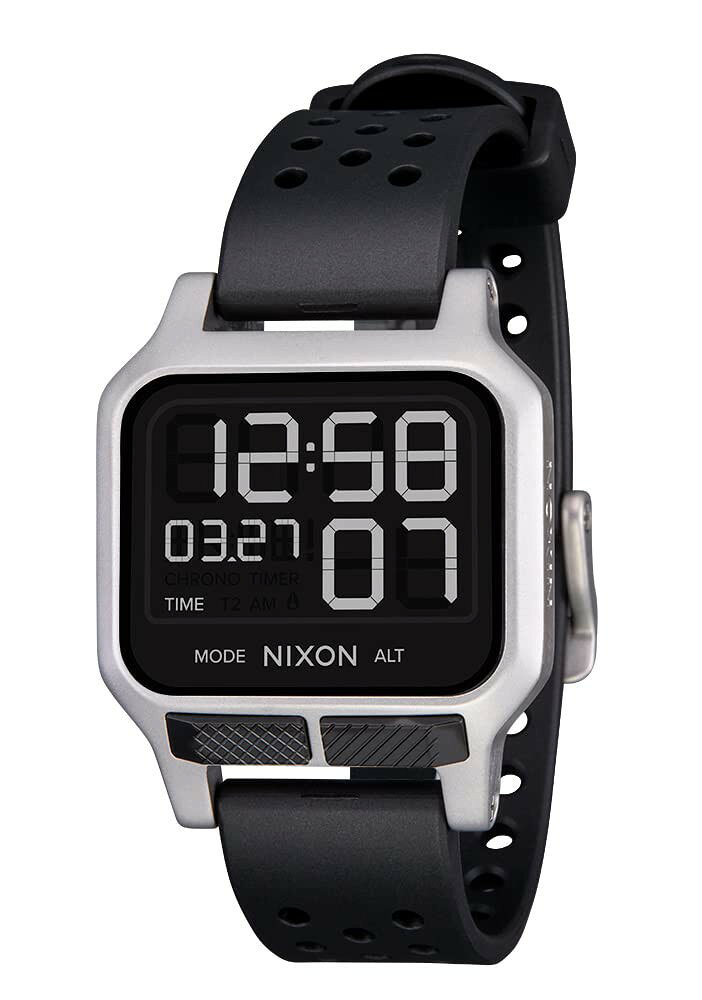 NIXON Heat 腕時計 デジタル 100M防水 メンズ レディース 38mm LCDディスプレイ A1320