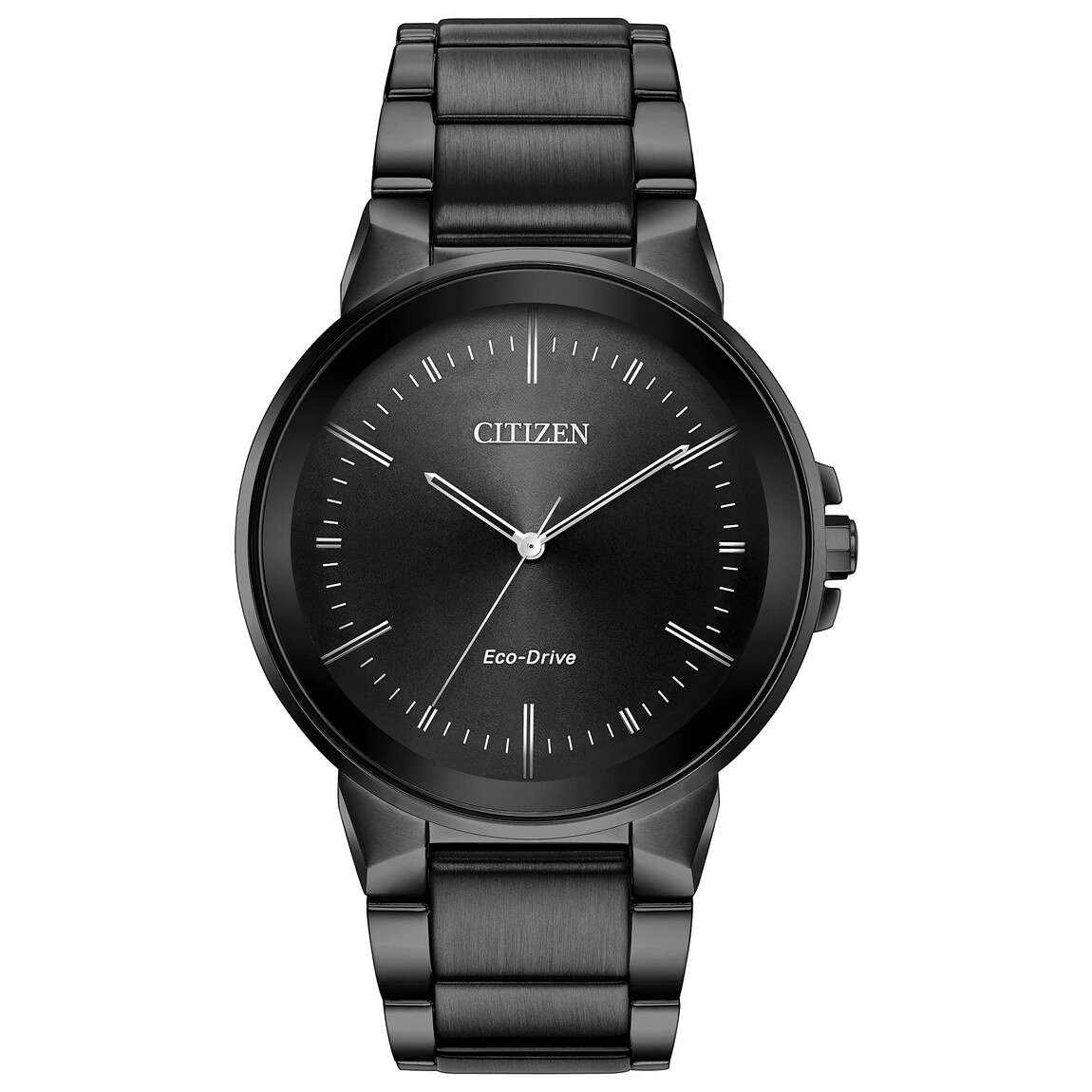 Citizen Modern Axiom 腕時計 メンズ ブラックダイヤル グレー ステンレス エコドライブ BJ6517-52E