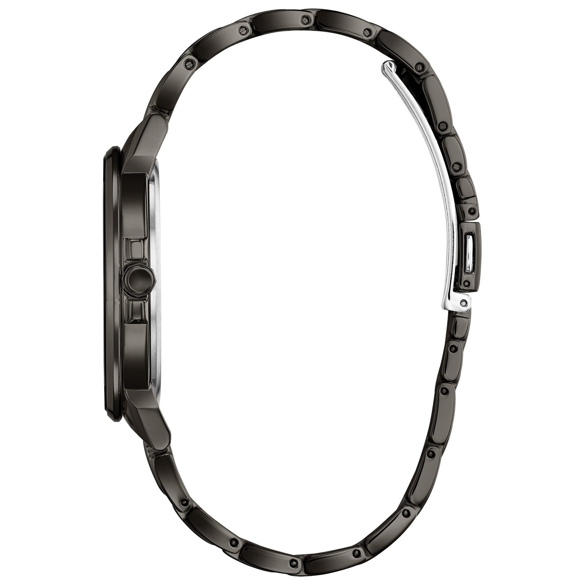 BasqueバスクのCitizen Modern Axiom 腕時計 メンズ ブラックダイヤル グレー ステンレス エコドライブ BJ6517-52E｜アングル2
