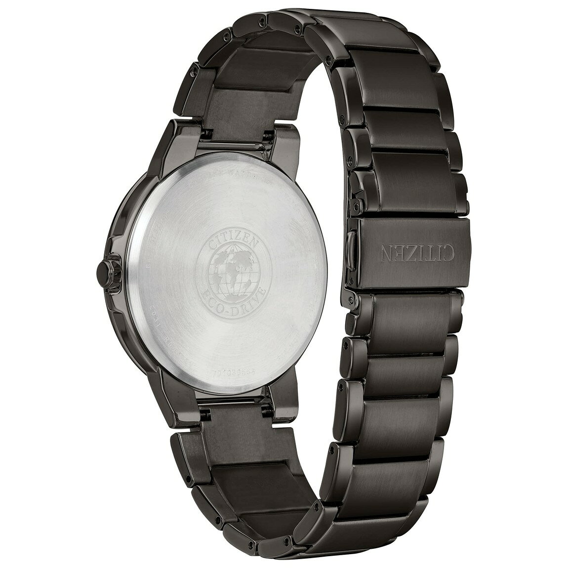 BasqueバスクのCitizen Modern Axiom 腕時計 メンズ ブラックダイヤル グレー ステンレス エコドライブ BJ6517-52E｜アングル3