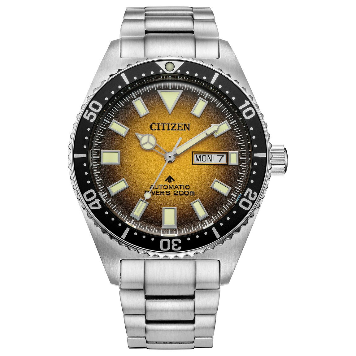 Citizen Promaster Dive Automatic 腕時計 メンズ オレンジ・イエローグラデーション 41mm ステンレス