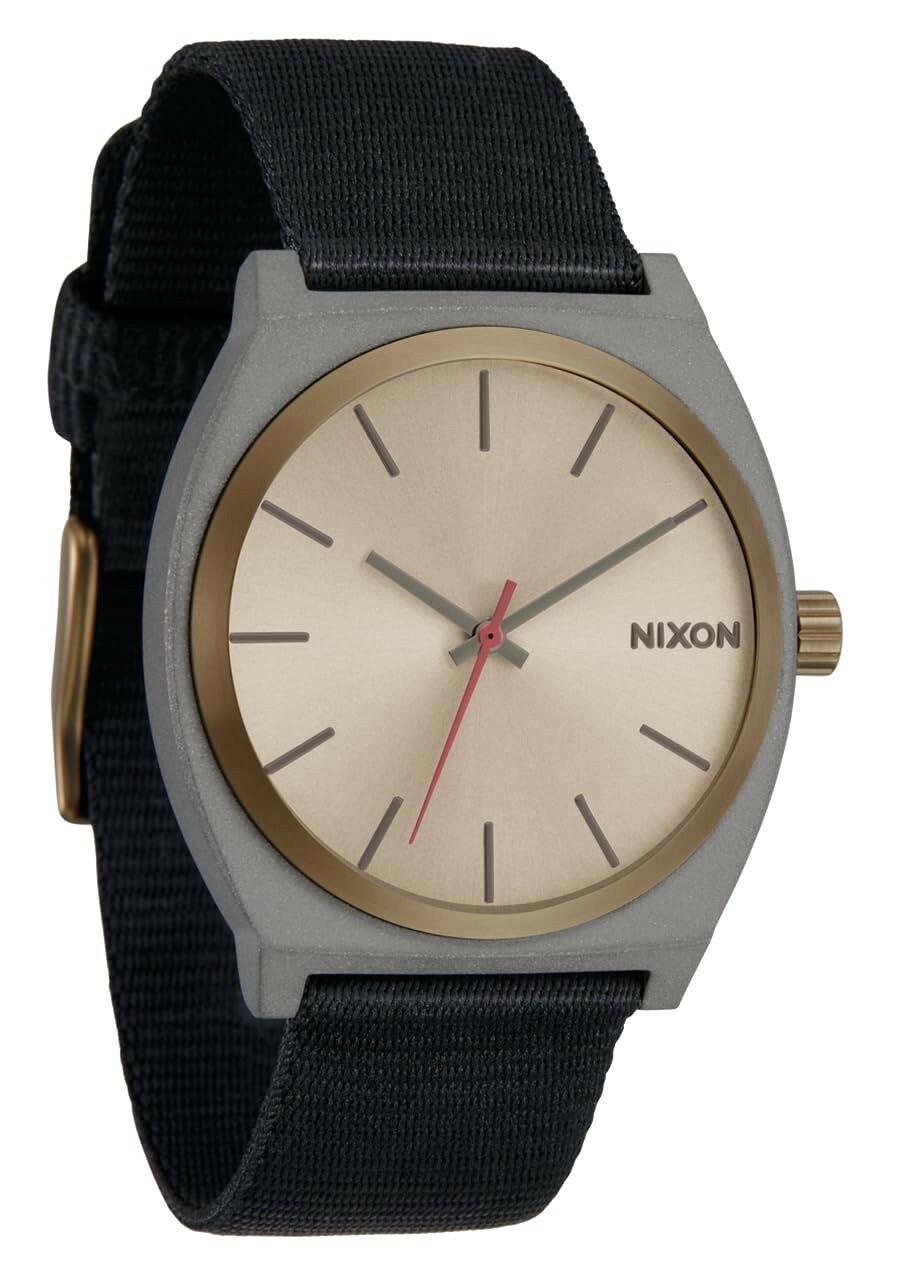 NIXON Time Teller Nylon 腕時計 クオーツ ユニセックス 37mm ナイロンバンド 100m防水 A1396