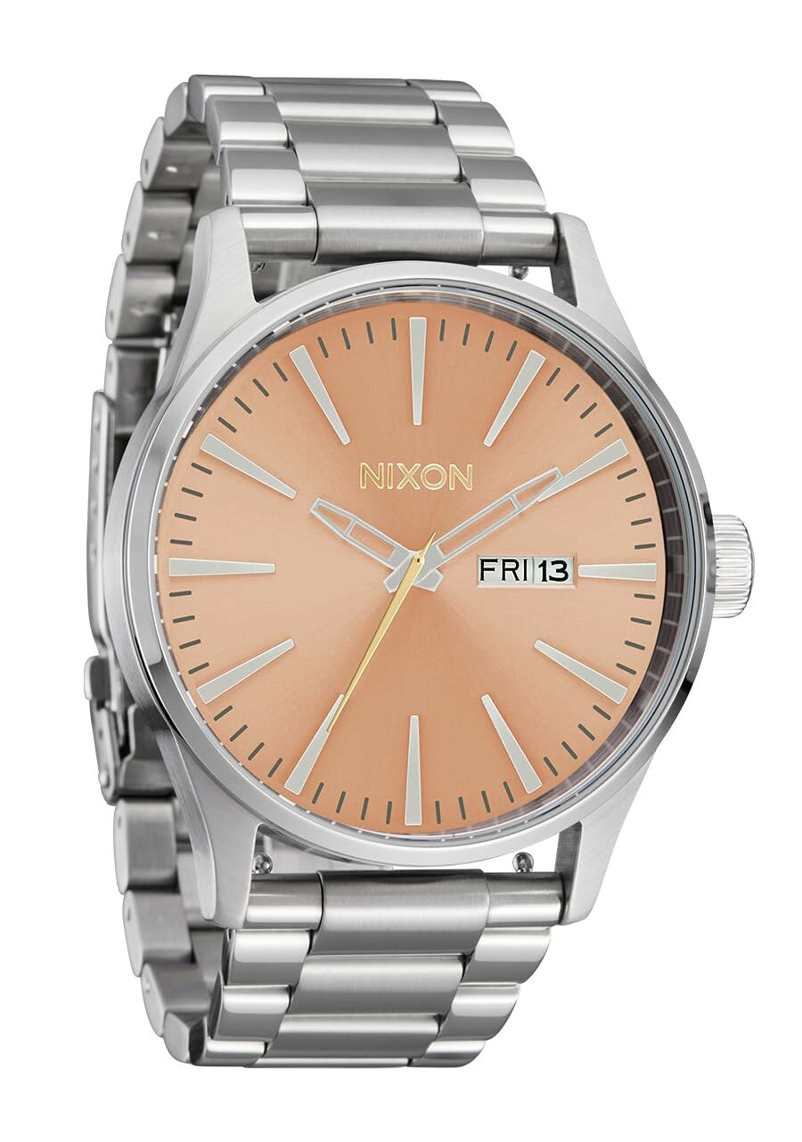 NIXON Sentry SS 腕時計 ステンレスバンド クオーツ アナログ メンズ 42mm A356