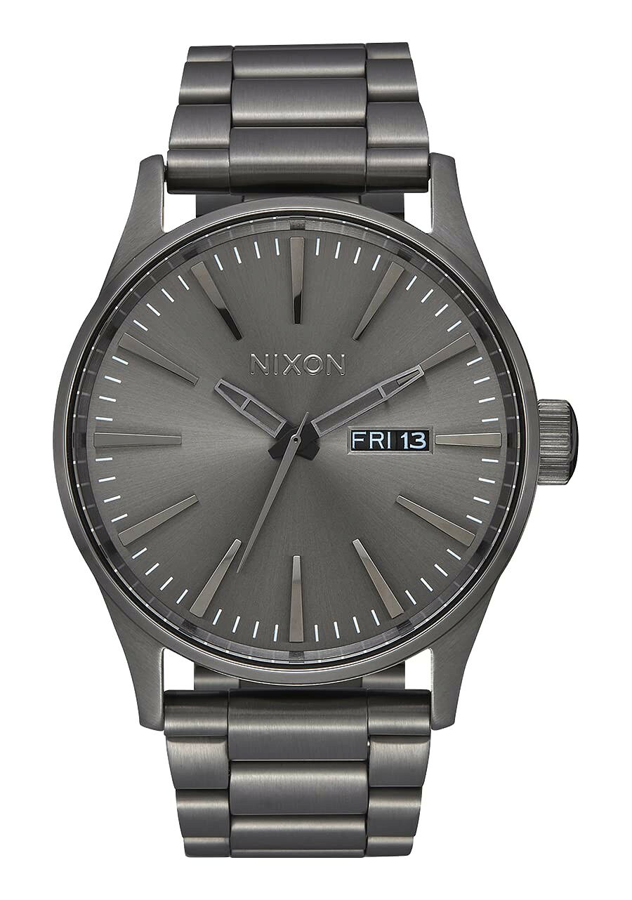 NIXON Sentry SS 腕時計 メンズ アナログ クオーツ 10気圧防水 ステンレススチール A356
