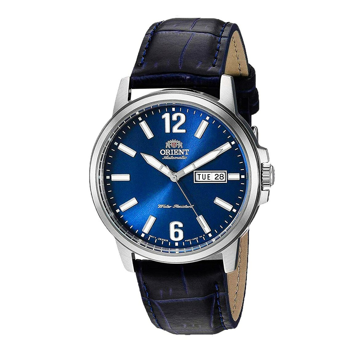 PRODUCT DETAILS Orient Men's Sport 腕時計 ブルー 文字盤 自動巻き レザー ストラップ メンズ RA-AA0C05L19A【商品仕様】・ ブランド：Orient・ ムーブメント：自動巻き（日本製 Cal.F6922 / 手巻き・ハック機能付き）・ ケース素材：ステンレススチール・ ケース径：41.9mm（リューズ含まず）・ バンド素材：レザー（カーフスキン）・ 文字盤色：ブルー・ 防水：50m（5気圧防水）・ 風防：ミネラルクリスタル・ 付属品：箱等【特徴】・ 日本製の自社製ムーブメント、Caliber F6922を搭載した自動巻きモデルです。・ 手巻き機能および秒針停止（ハック）機能を備えています。・ 視認性を重視したシンプルなデザインで、日常の幅広いシーンに対応します。・ 41.9mm径のステンレススチールケースに、ブルーの文字盤とレザーバンドを組み合わせています。 ■ 商品について 海外輸入品（説明書は英語表記の場合あり） ■ ご注意 ・掲載画像は実物に近い色味になるよう調整しておりますが、ご利用の環境により差異が生じる場合があります。・複数店舗で在庫を共有しているため、ご注文後に在庫切れとなる場合がございます。 ■ 納期について お届けの目安を必ずご確認ください。 海外正規ルート仕入れ品 海外ブランド ▼ 海外正規ブランド店 正規代理店 ▼ 当 店 ※本商品は並行輸入品です 製造元は正規品と同一のブランド・メーカーです。当店では海外正規ルートより仕入れた商品を取り扱っております。流通ルートが異なるのみで、商品自体に違いはございません。 ── 当店の商品について ── 正規品のみ取り扱い 海外正規店・正規代理店から商品を直接仕入れ、国内に輸入して販売しております。 日本未入荷・海外限定モデルも多数 日本未入荷・海外限定モデルも多数取り扱っております。サイズ・カラー違いや海外限定で販売された製品など、日本では手に入りにくいアイテムをお届けいたします。 お求めやすい価格の理由 海外市場での価格差や流通ルートの違いにより、国内販売価格よりお求めやすくなっております。品質はそのままに、よりお手頃な価格でお届けいたします。 安心保証 ご使用前に万が一、製品に不具合がございました場合は、交換または商品代金のご返金にて対応させていただきます。商品到着後5日以内にご連絡ください。 ご注意 海外からの輸入品となります。海外輸送のため、外箱に軽微なスレ等がある場合がございますが、商品本体には影響ございません。 ※在庫状況は仕入先の在庫情報をもとに出来る限り正確に表示しておりますが、取寄せ商品のため、タイミングによりご注文後に欠品・キャンセルとなる場合がございます。 お探しの商品がございましたら、お気軽にご相談ください。