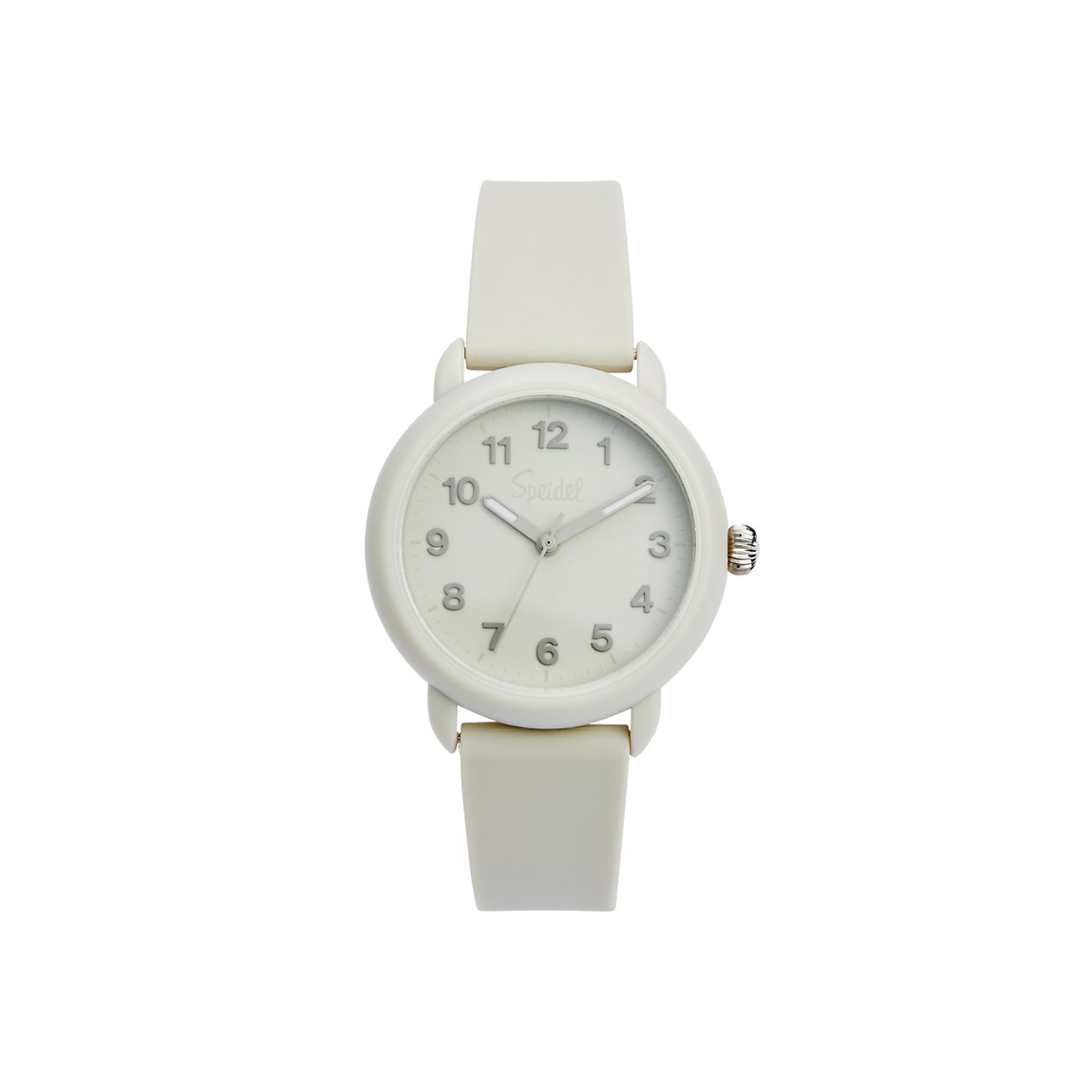 Speidel Eco Nude 腕時計 34mm ピュアリネン文字盤 シリコンバンド クオーツ