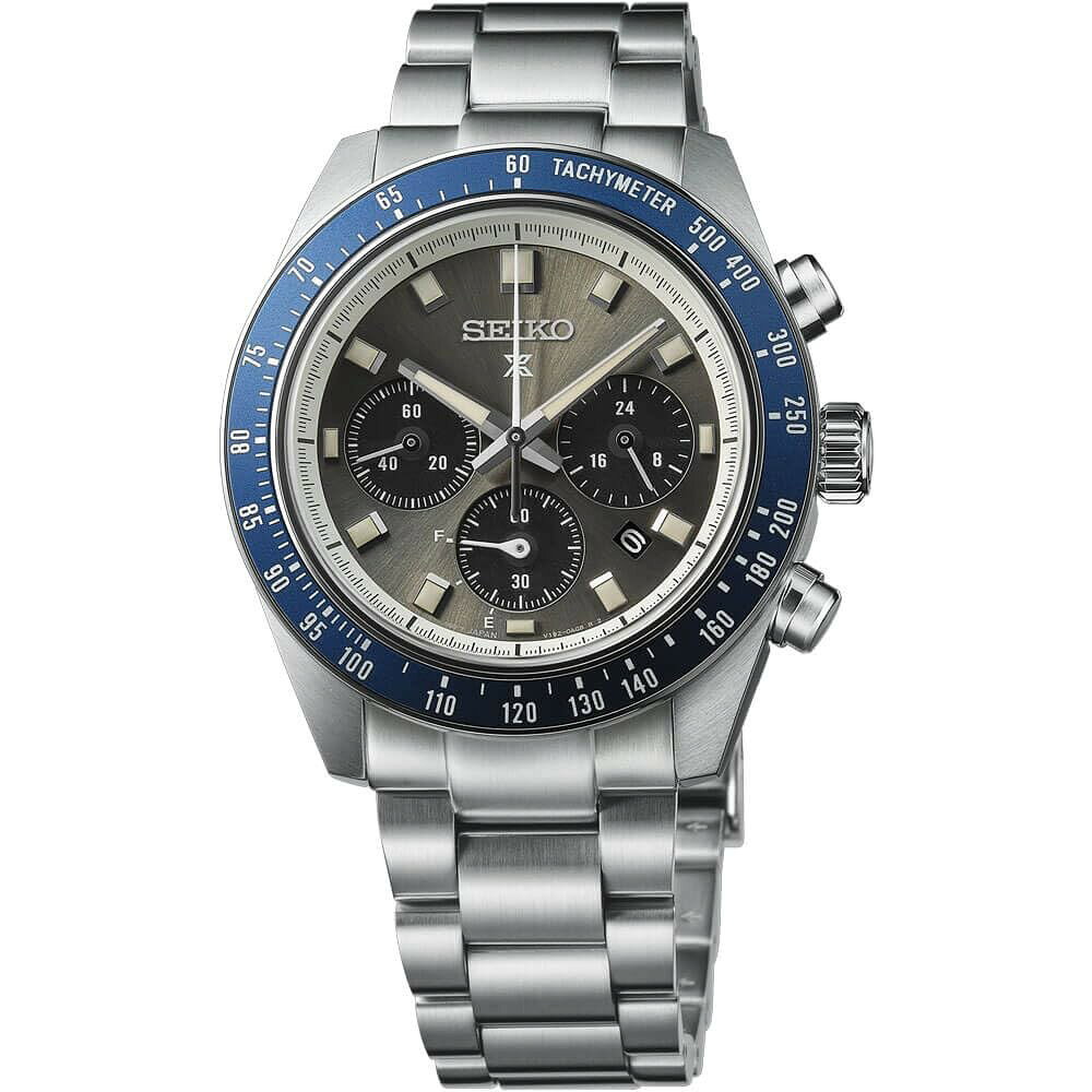 SEIKO Prospex Speedtimer 腕時計 メンズ グレー文字盤 ソーラー クロノグラフ SSC939